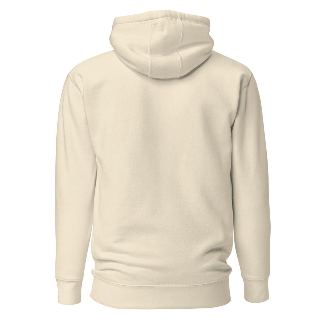Marlin Crest Embroidered Hoodie - Bone