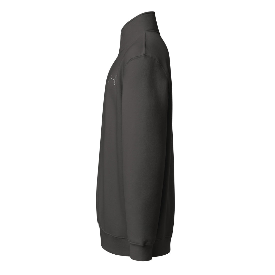 Marlin Crest Fleece Quarter Zip - Storm Gray