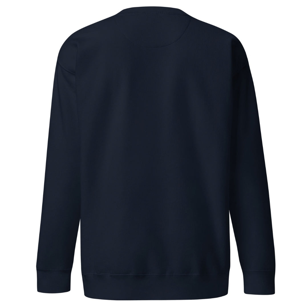 Marlin Crest Embroidered Crew - Navy