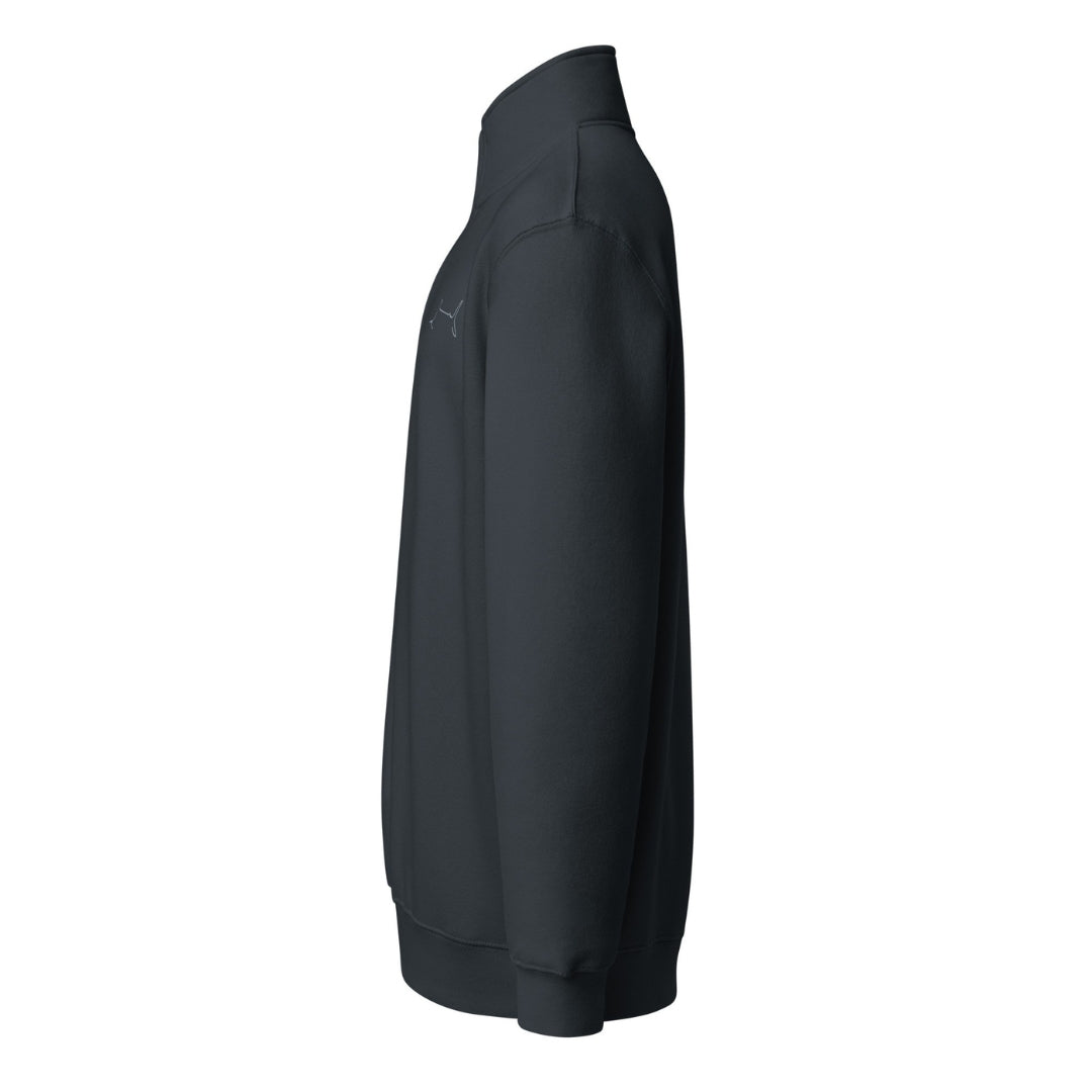 Marlin Crest Fleece Quarter Zip - Navy