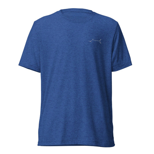 Marlin Crest Heritage Tee - Ocean Blue