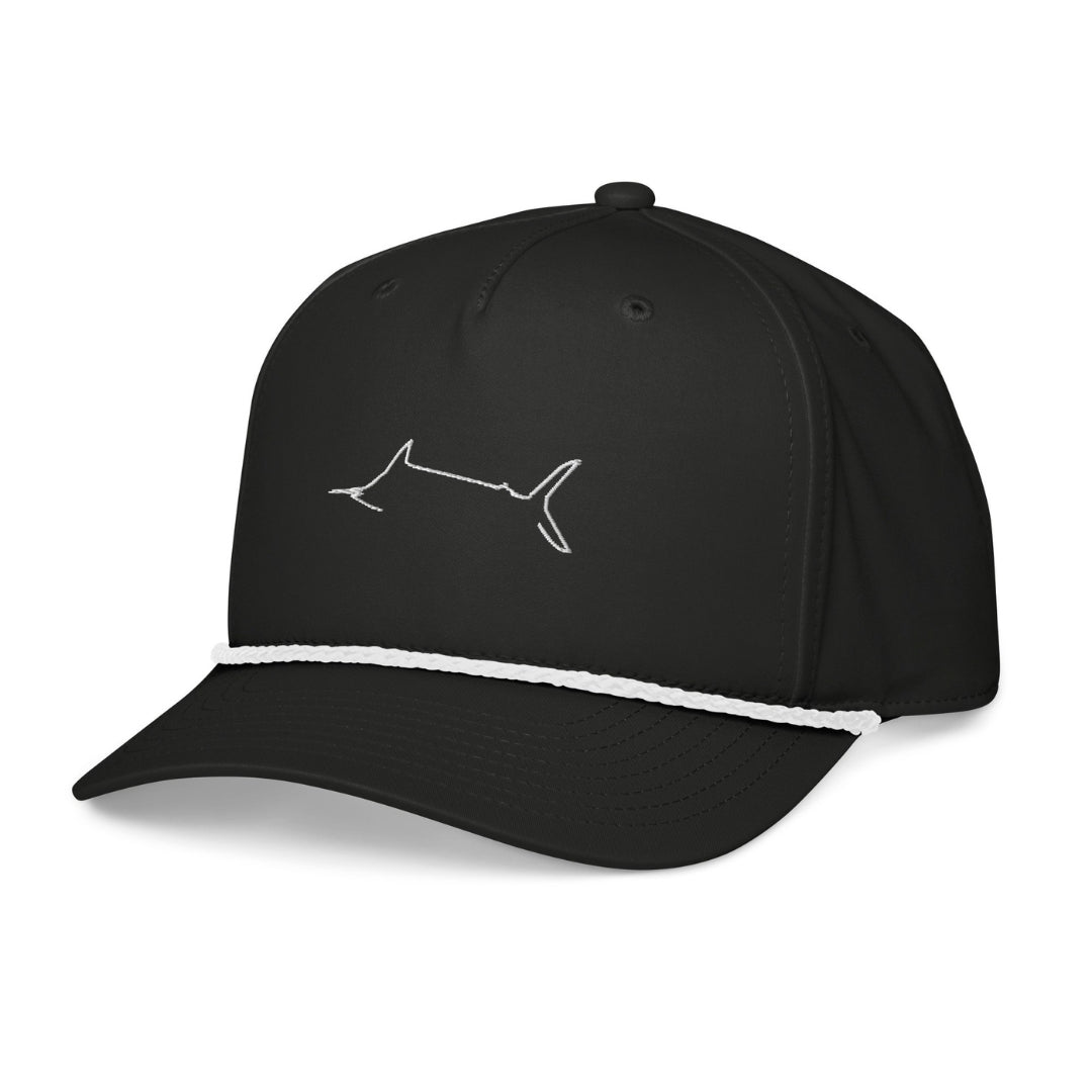 Marlin Crest Performance Hat - Black