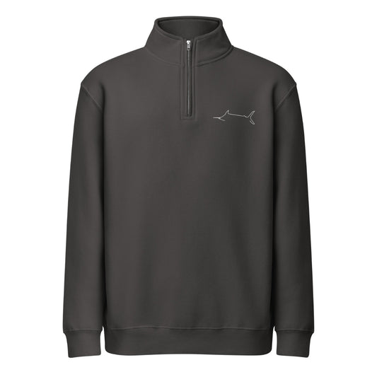 Marlin Crest Fleece Quarter Zip - Storm Gray