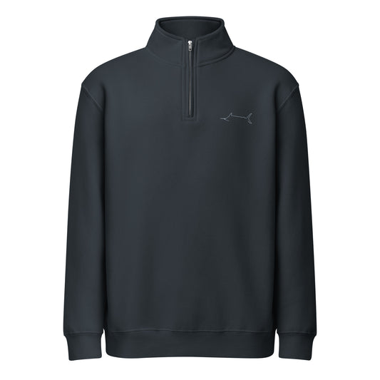 Marlin Crest Fleece Quarter Zip - Navy